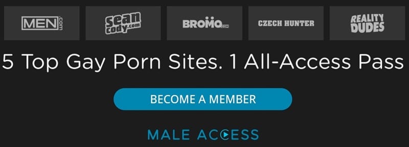 5 hot Gay Porn Sites in 1 all access network membership vert 10 - Bathroom gay threesome Edward Terrant, Johnny Donovan and Tony DAngelo’s big dick anal fuckfest